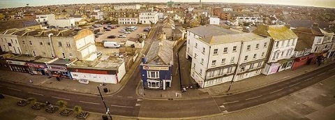 The Divers Arms panoramic